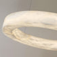 Modern Alabaster Ring Chandelier Halo Chandelier For Living Room-Meet Lighting