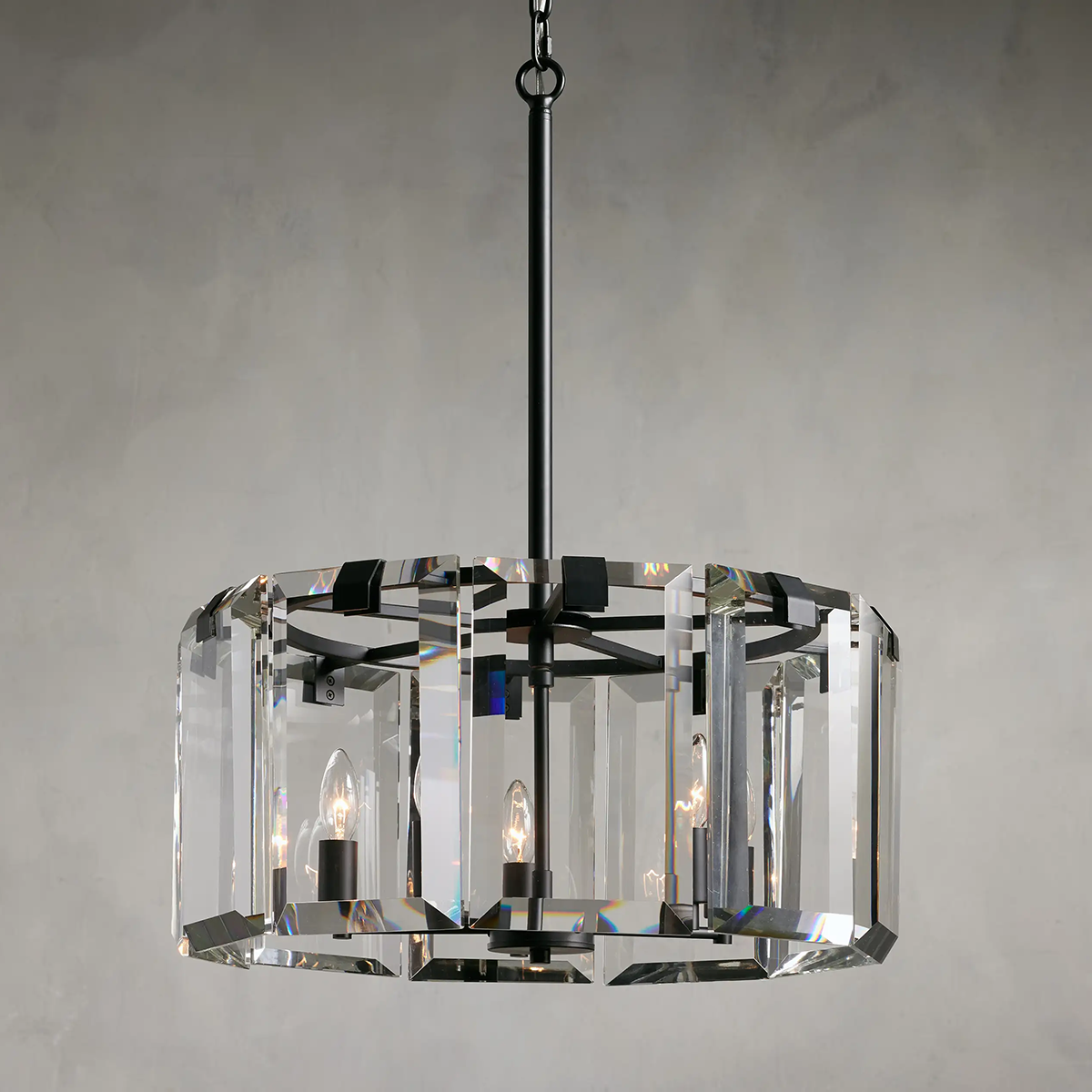 Modern Amaya Round Chandelier-Momo Lighting