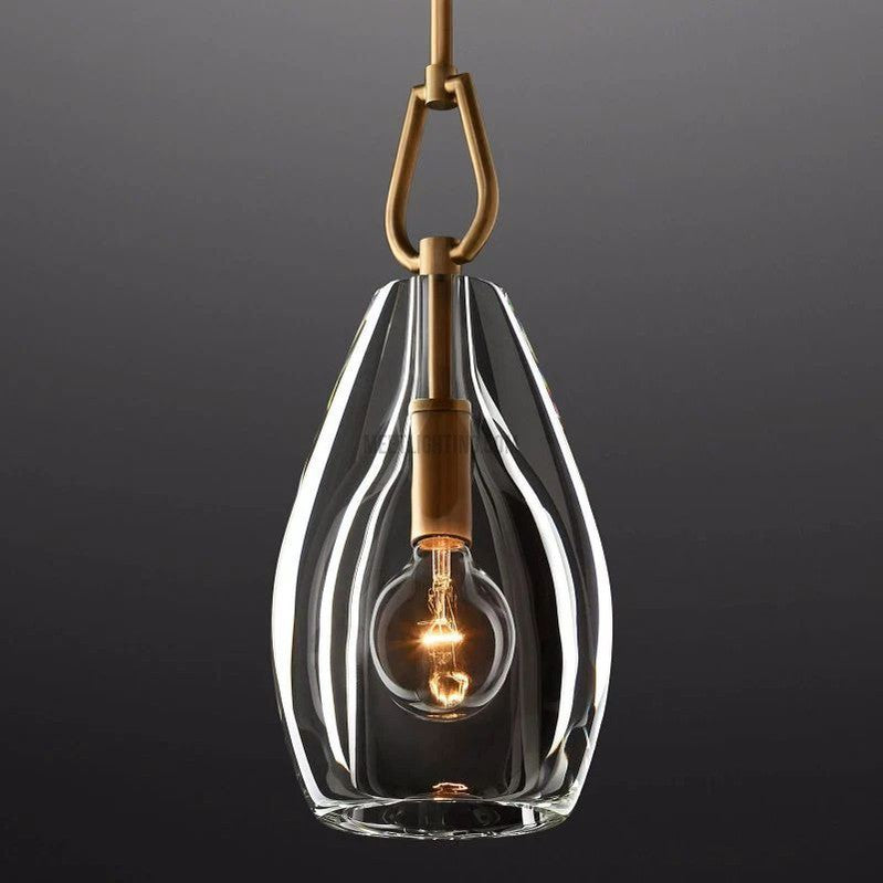 Modern Botanist Flute Crystal Pendant Kitchen Pendants Light-Meet Lighting