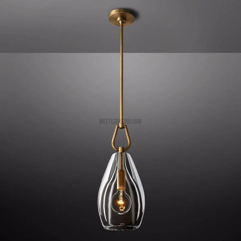 Modern Botanist Flute Crystal Pendant Kitchen Pendants Light-Meet Lighting