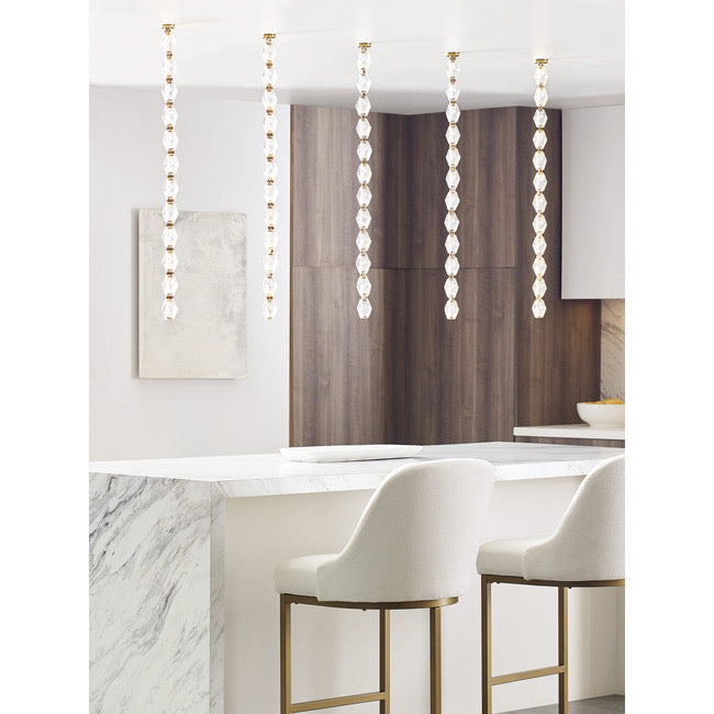 Modern Collier LED Pendant 12ft/10ft（customize）-Meet Lighting