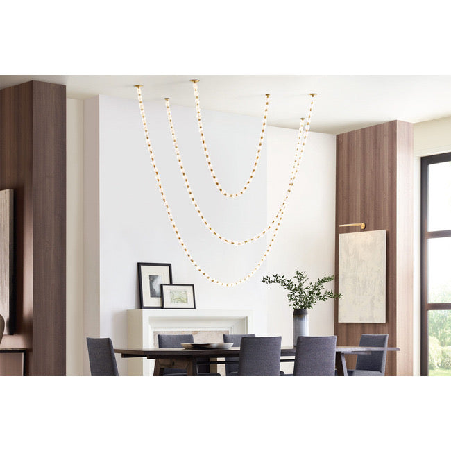 Modern Collier LED Pendant 12ft/10ft（customize）-Meet Lighting