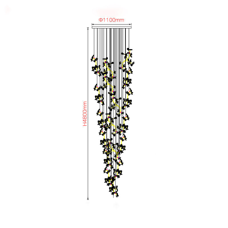 Modern Crystal Branch Chandelier Luxury Home Lighting-MEET LIGHTING