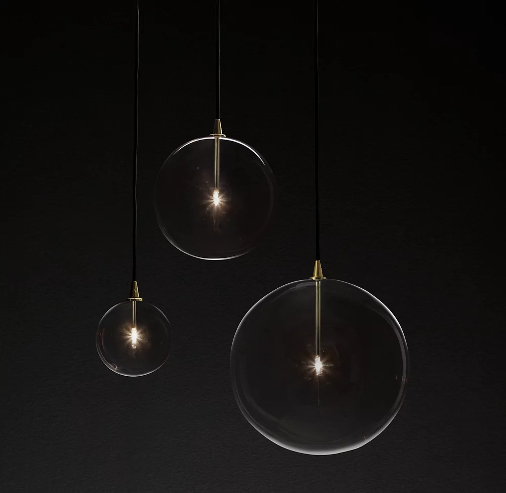 Modern Glass Globe Pendant-Meet Lighting