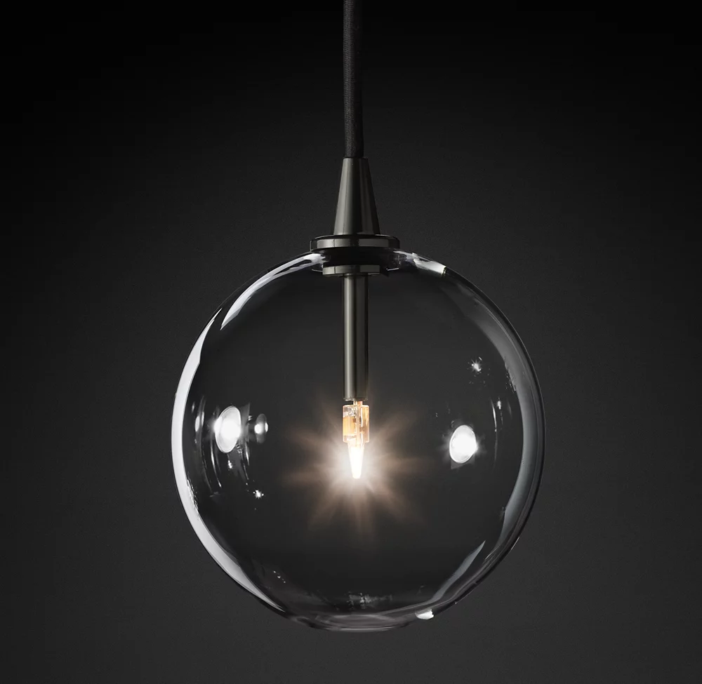 Modern Glass Globe Pendant-Meet Lighting