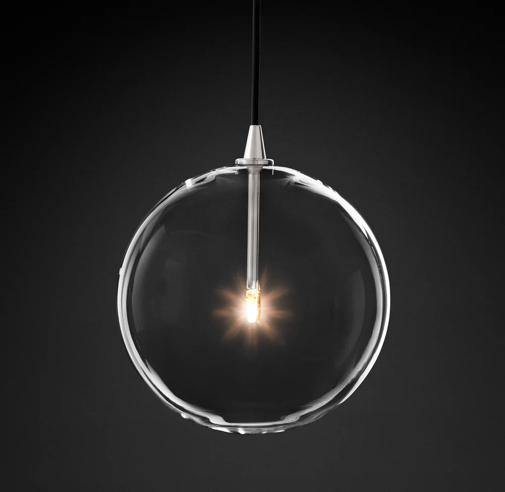 Modern Glass Globe Pendant-Meet Lighting