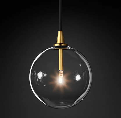 Modern Glass Globe Pendant-Meet Lighting