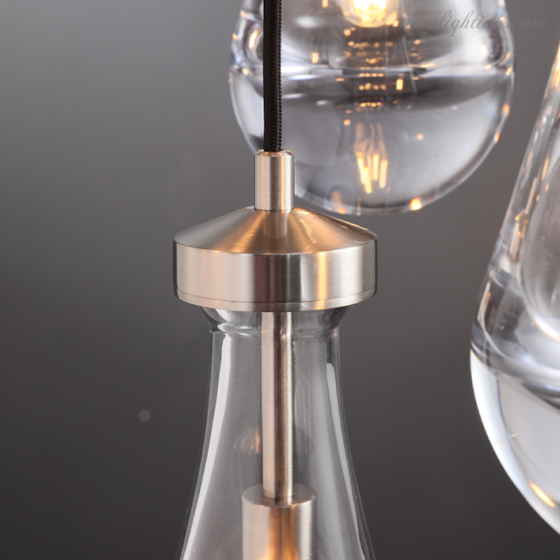 Modern Luxury Raindrop Round Chandelier-MEET LIGHTING