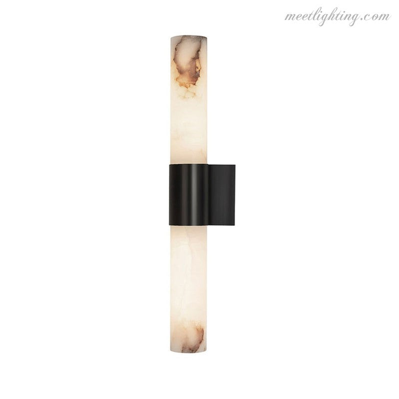Modern Minimalist Alabaster Wall Sconce-Meet Lighting