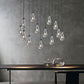 Modern Raindrop Rectangle Chandelier-Meet Lighting