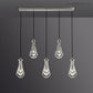 Modern Raindrop Rectangle Chandelier-Meet Lighting