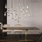 Modern Raindrop Rectangle Chandelier-Meet Lighting