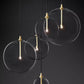 Modern Round Glass Globe Cluster Chandelier 28"-Meet Lighting