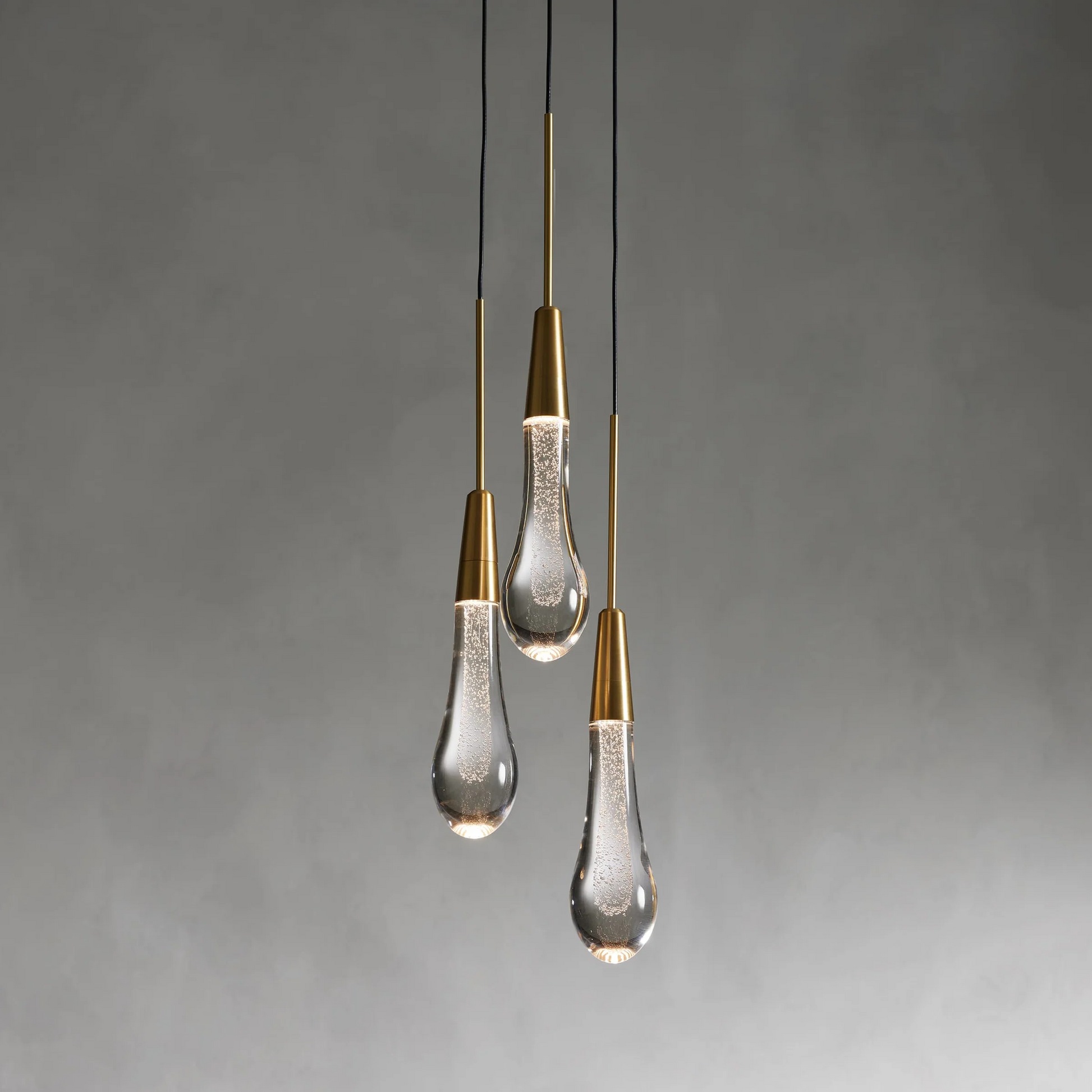 Modern Soltaire 3-Light Pendant Lights-Meet Lighting