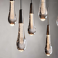 Modern Soltaire 37" Linear Chandelier-Meet Lighting