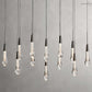 Modern Soltaire 37" Linear Chandelier-Meet Lighting