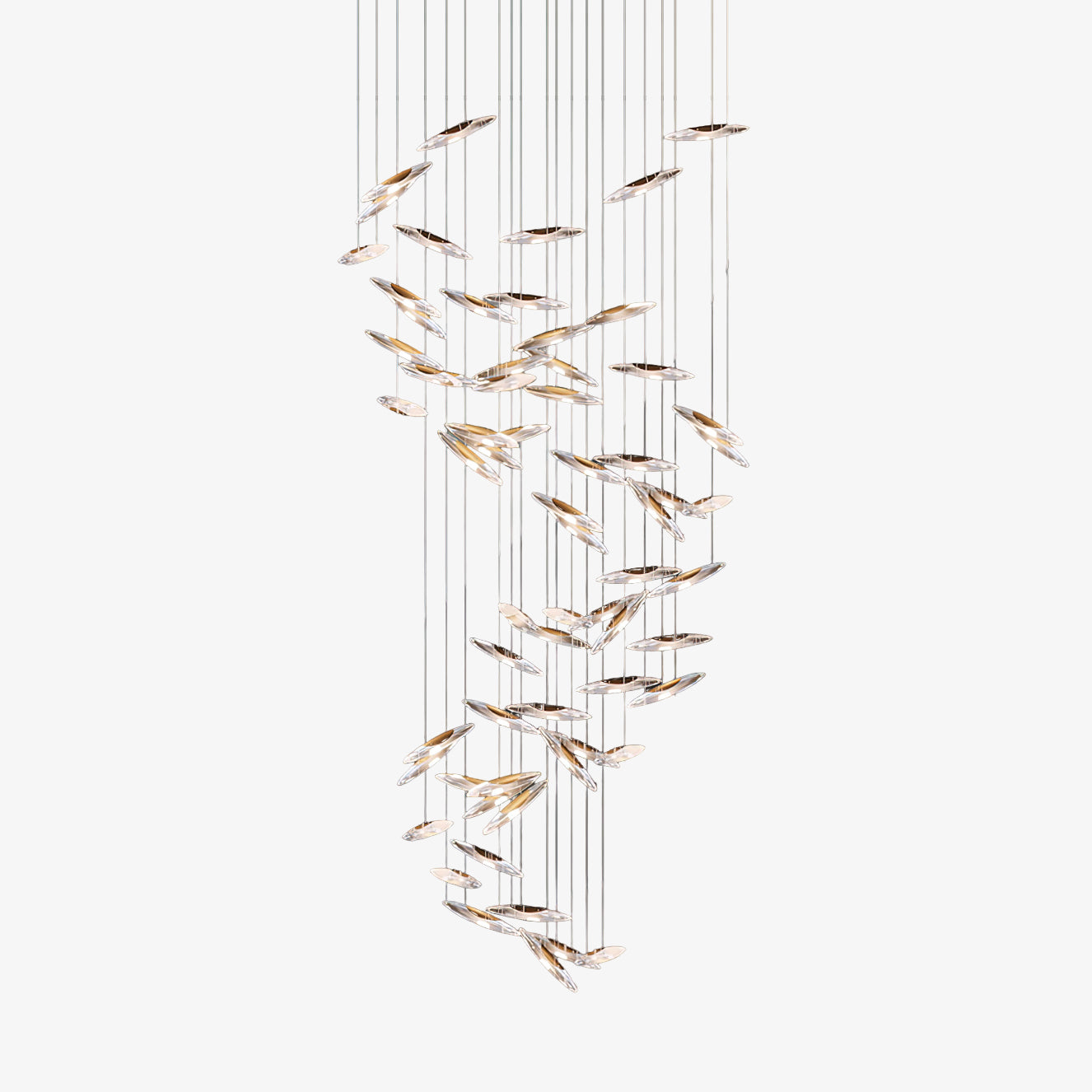 Modern Whispers Chandelier-Meet Lighting