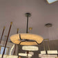 Modern Round Alabaster Dining Room Chandelier