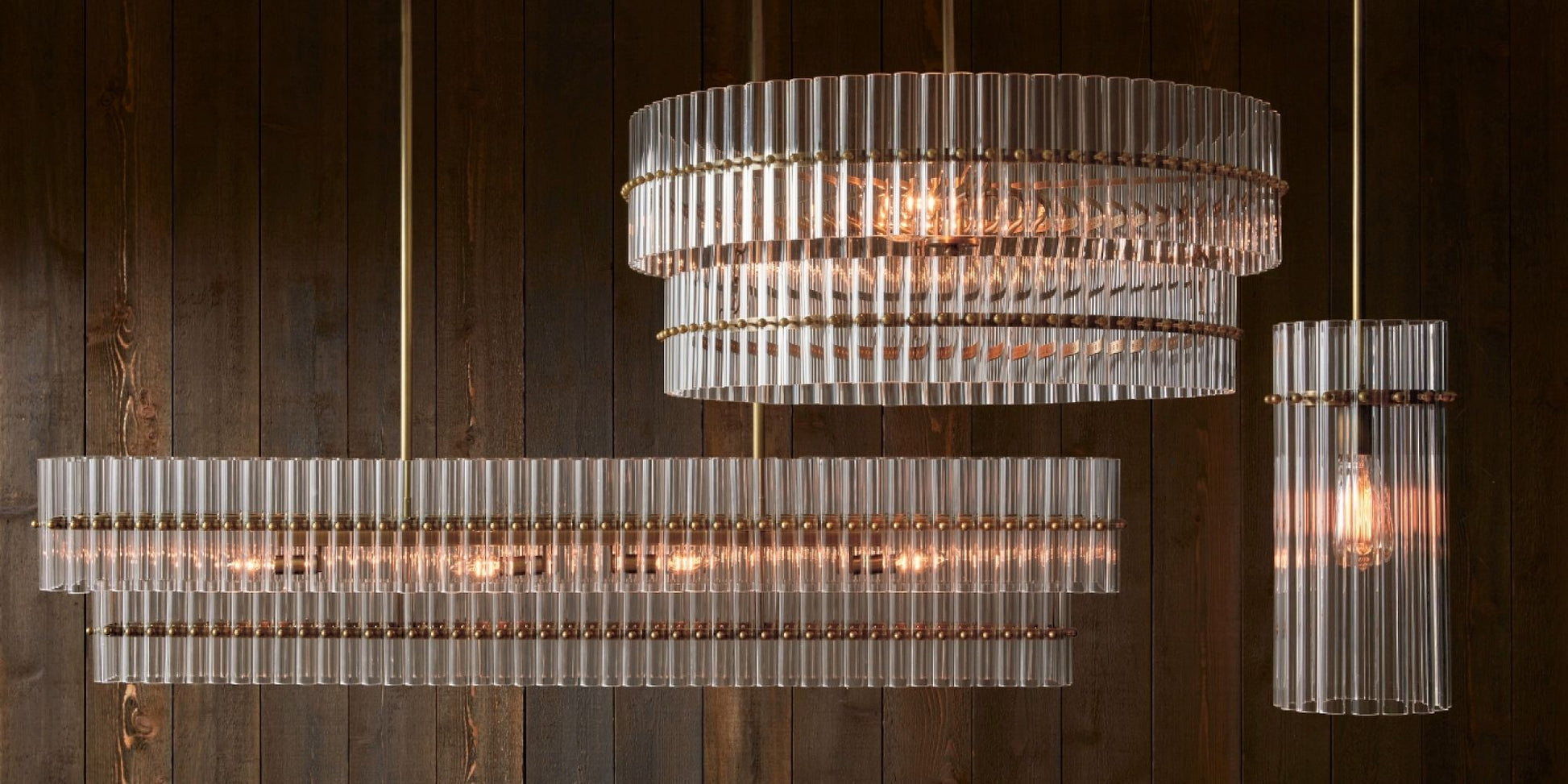 Molly Crystal Linear Chandelier-Meet Lighting