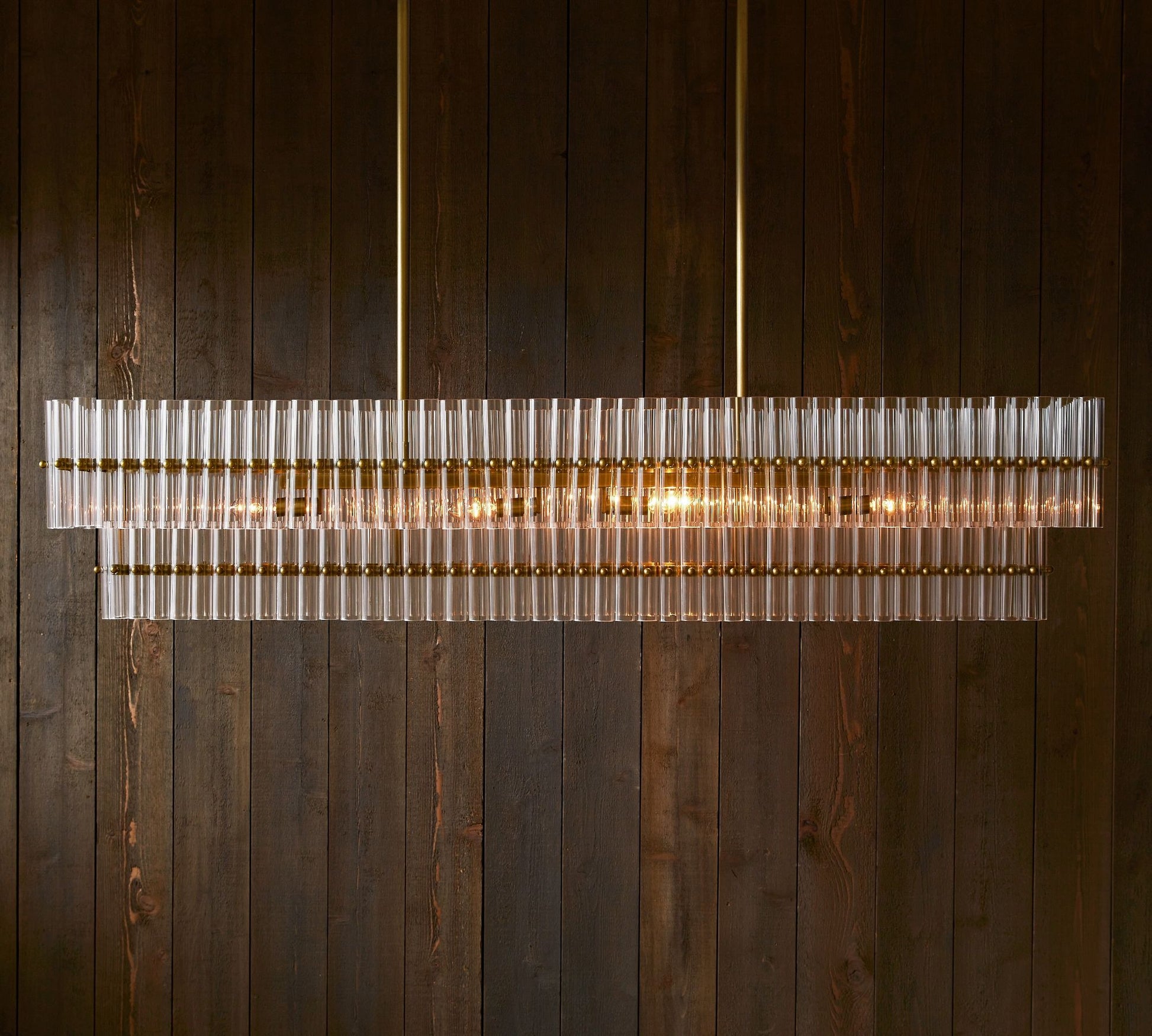 Molly Crystal Linear Chandelier-Meet Lighting