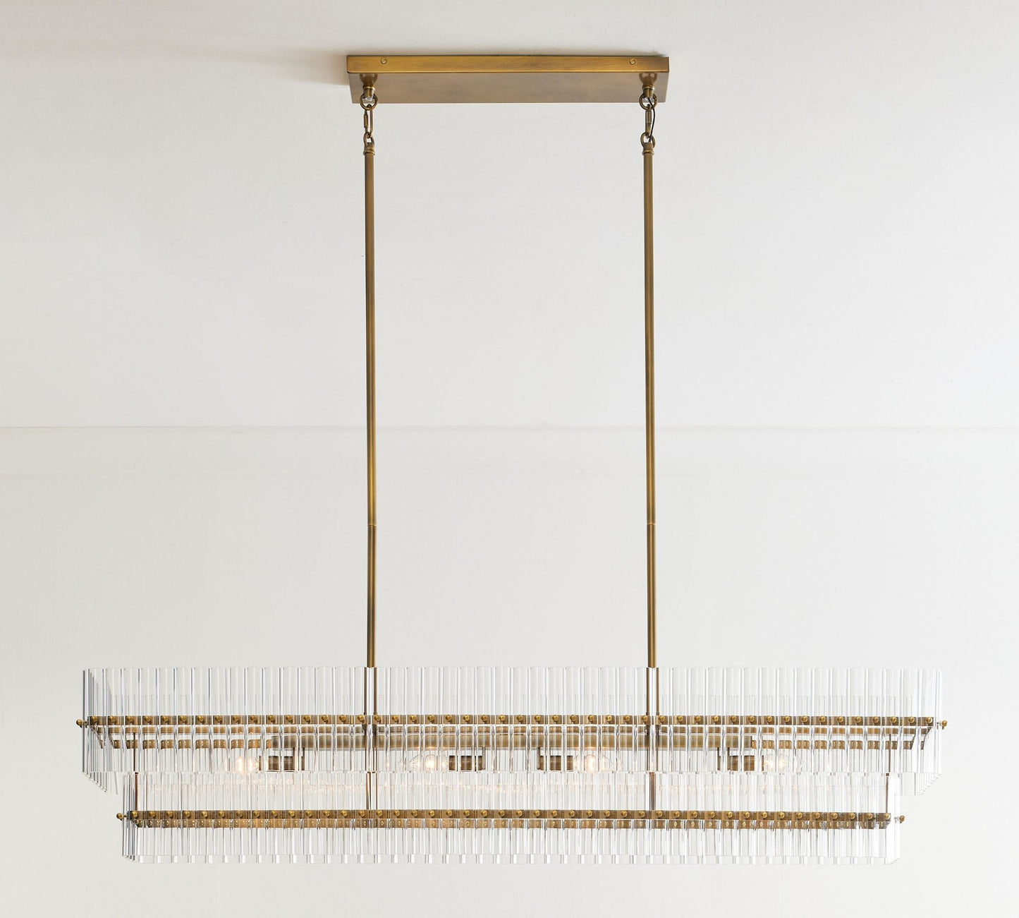 Molly Crystal Linear Chandelier-Meet Lighting