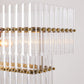 Molly Crystal Linear Chandelier-Meet Lighting