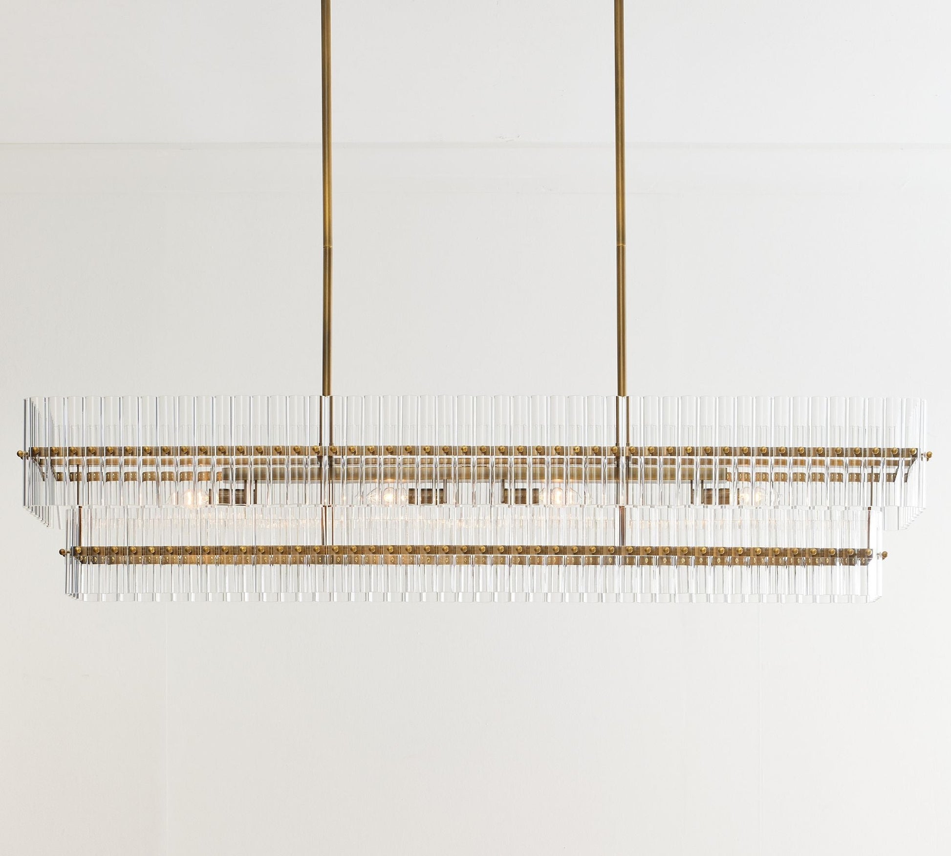 Molly Crystal Linear Chandelier-Meet Lighting