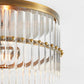 Molly Crystal Round Flush Mount-Meet Lighting