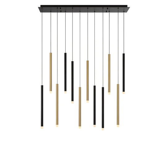 Monna Lights Linear LED Chandelier-Meet Lighting