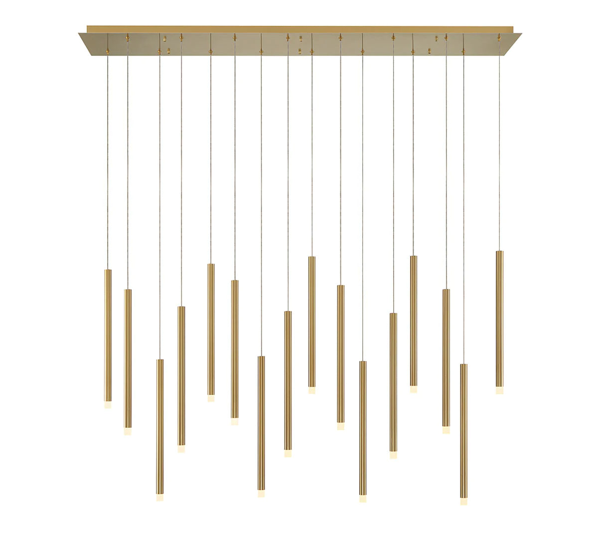 Monna Lights Linear LED Chandelier-Meet Lighting