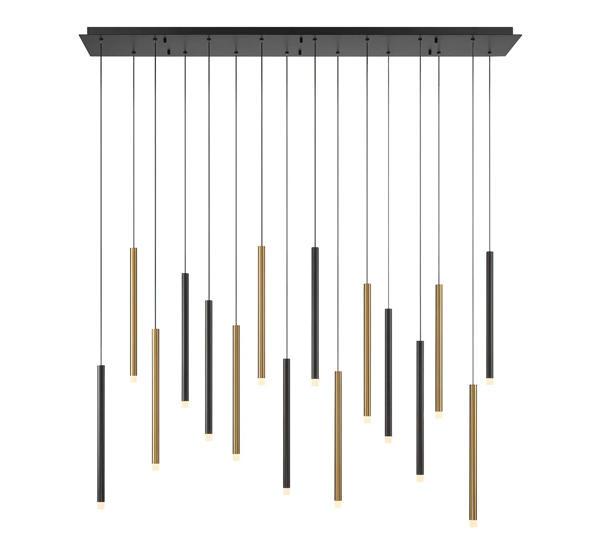 Monna Lights Linear LED Chandelier-Meet Lighting