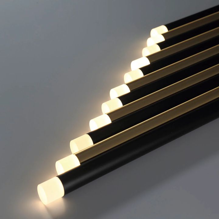 Monna Lights Linear LED Chandelier-Meet Lighting