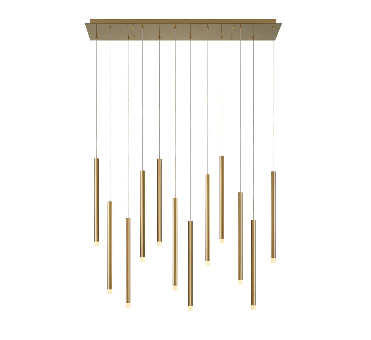 Monna Lights Linear LED Chandelier-Meet Lighting