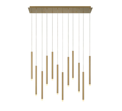 Monna Lights Linear LED Chandelier-Meet Lighting