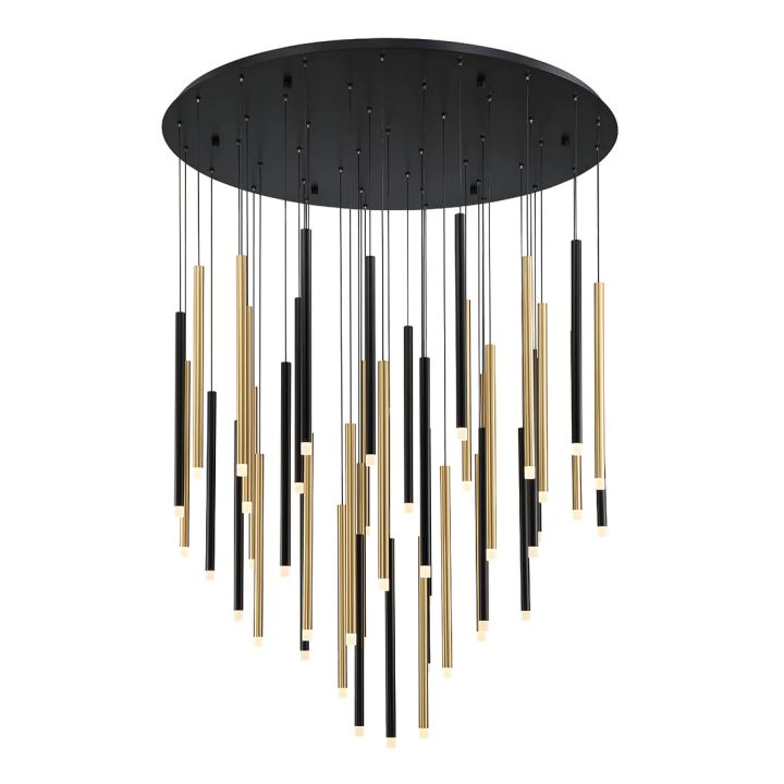 Monna Lights Round LED Chandelier-Meet Lighting