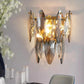 Multi sided Hand Crystal Wall Sconce-Meet Lighting