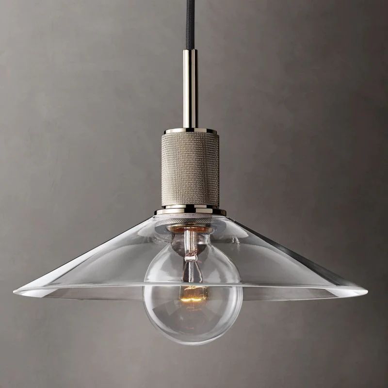 Mechanist Glass Slope Shade Pendant