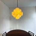 Murano Chandelier 36 White Disks