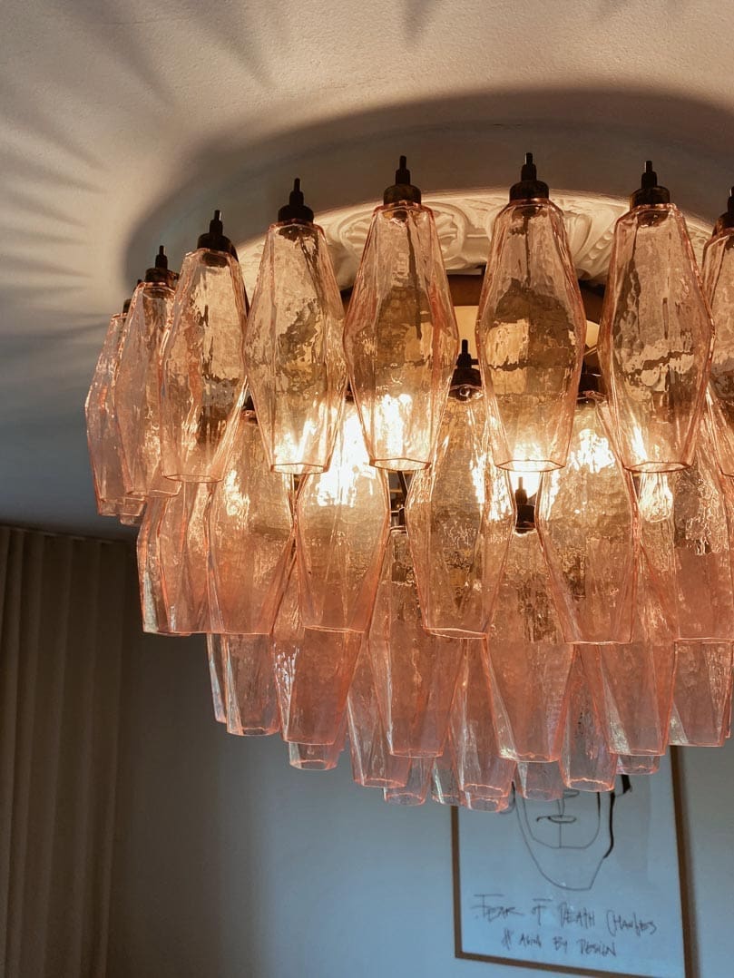 Murano Chandelier – Poliedri – 84 glasses by Meetlighting