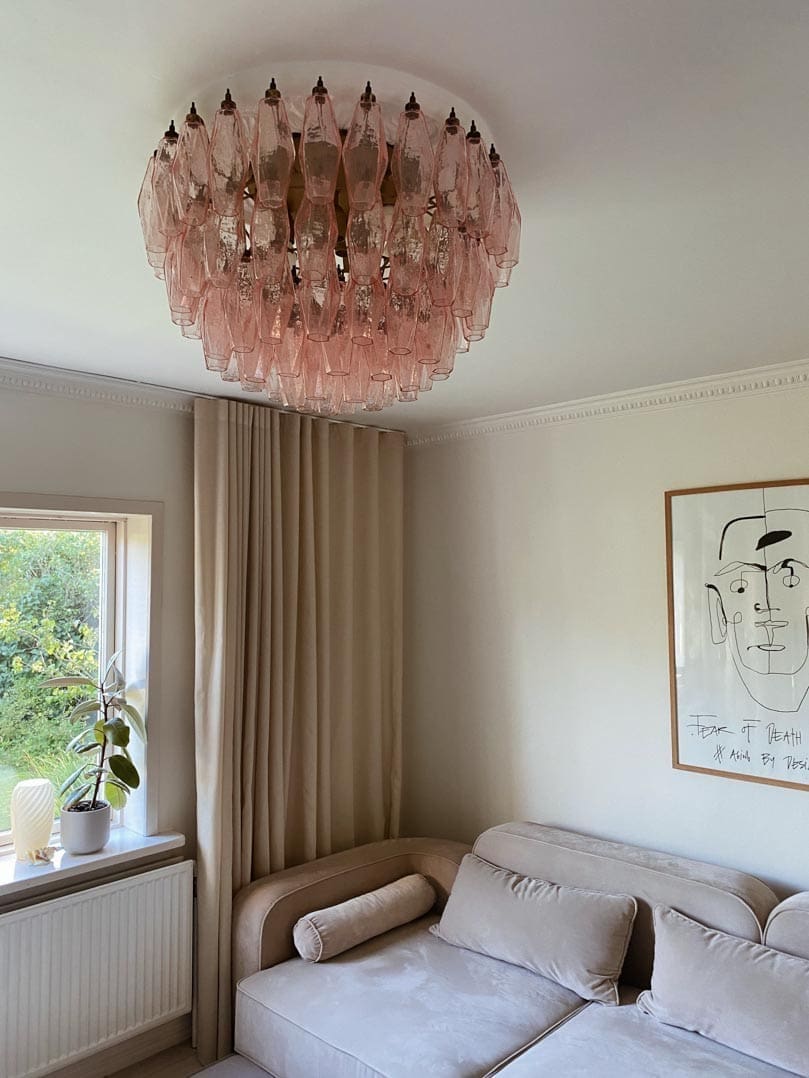 Murano Chandelier – Poliedri – 84 glasses by Meetlighting
