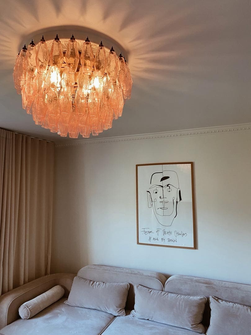 Murano Chandelier – Poliedri – 84 glasses by Meetlighting