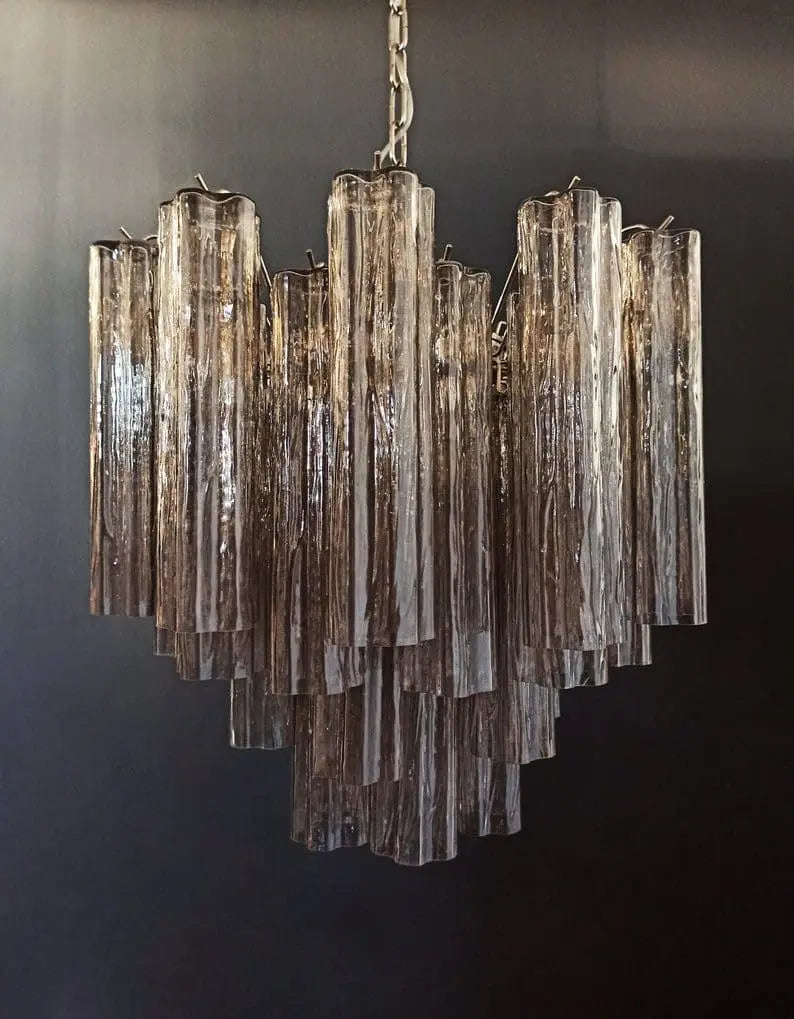Murano Chandelier – 36 tubes – Smoked