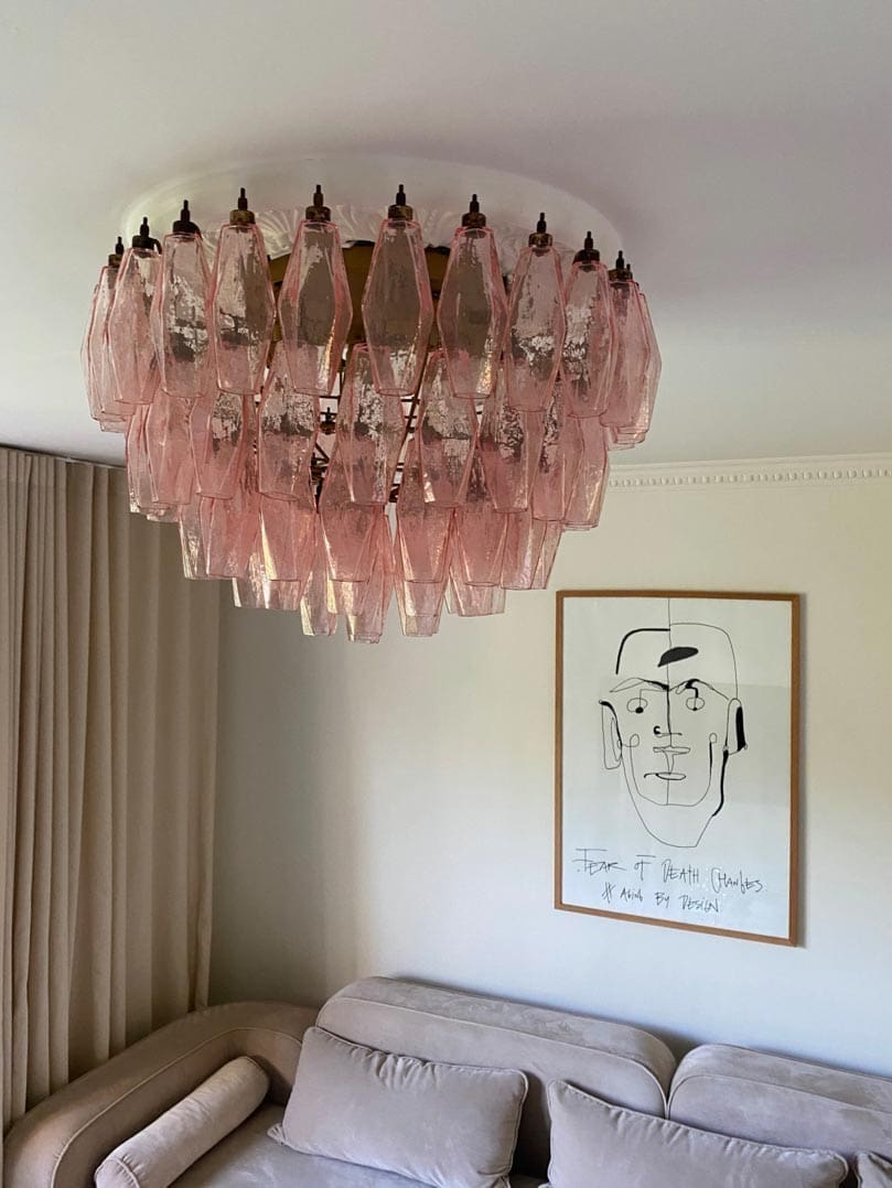 Murano Chandelier – Poliedri – 84 glasses by Meetlighting