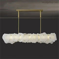 Nasile Alabaster Linear Chandelier-MEET LIGHTING