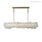 Nasile Alabaster Linear Chandelier (Rod)-Meet Lighting