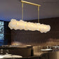 Nasile Alabaster Linear Chandelier (Rod)-Meet Lighting