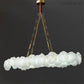 Nasile Linear Alabaster Chandelier Light Fixture-Meet Lighting