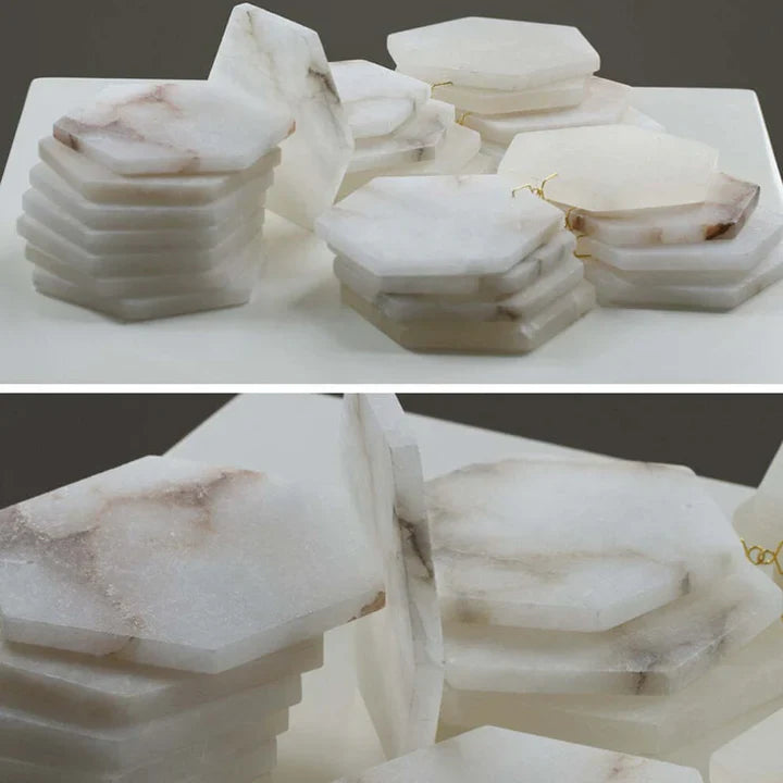 Talen Alabaster Rectangle Chandelier 32"W