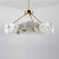 Natural Alabaster Modern Round Chandelier