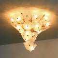 Nenufar Water Lily Murano Glass Chandelier 23.6" 31.5"